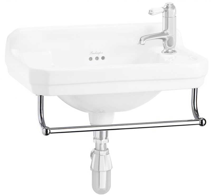 Towel bar for 51-cm (20.1 in.) bathroom sink