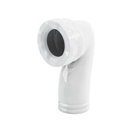 Afløbsstuds i porcelæn - til toilet med P-lås thumbnail image