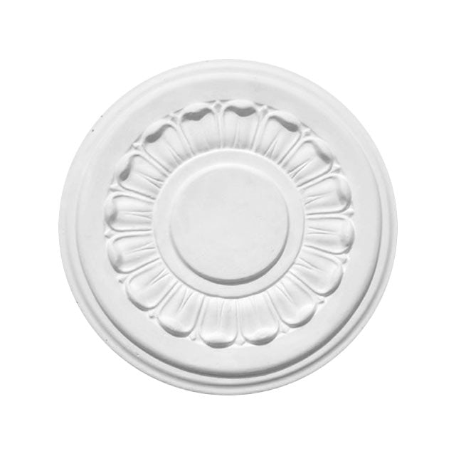 Ceiling Rose Gypsum - #14 Ø31 cm