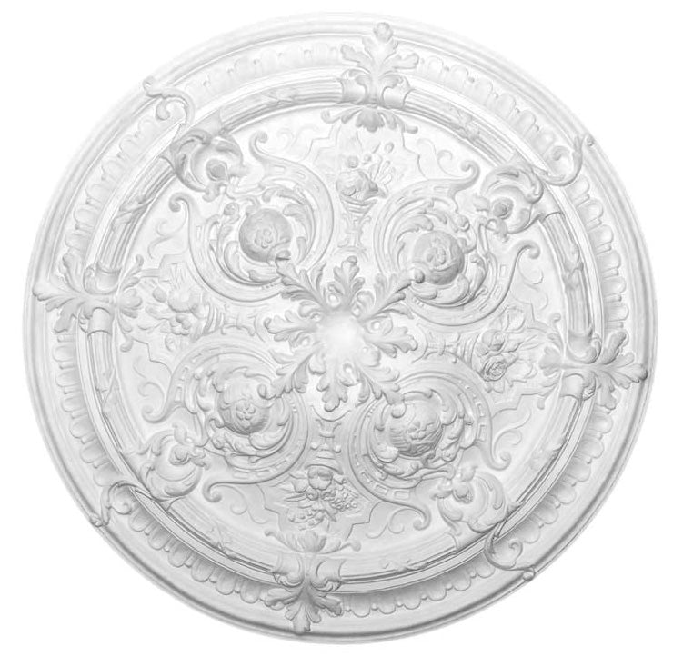 Ceiling Rose Gypsum - #60 Ø100 cm