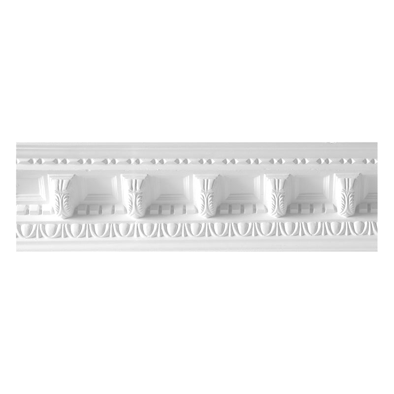 Cornice molding #22 gypsum 125x175x1166 mm