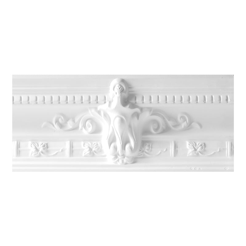 Cornice molding #23 gypsum 160x165x925 mm