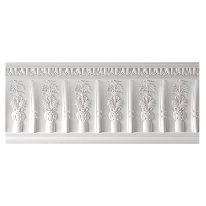 Cornice molding #34 gypsum 200x200x1200 mm