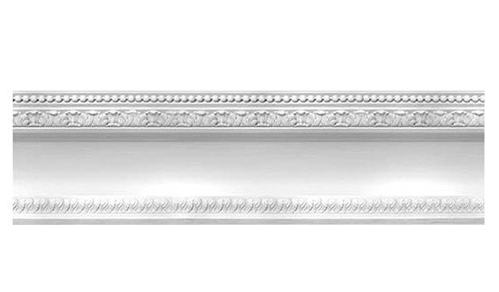 Cornice molding #45 gypsum 160x305x866 mm