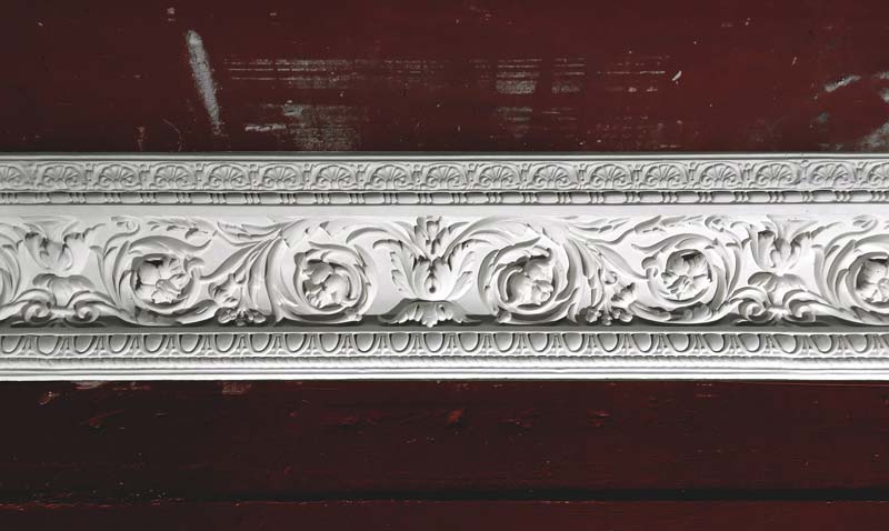 Cornice molding #55 gypsum 160x200x1166 mm image