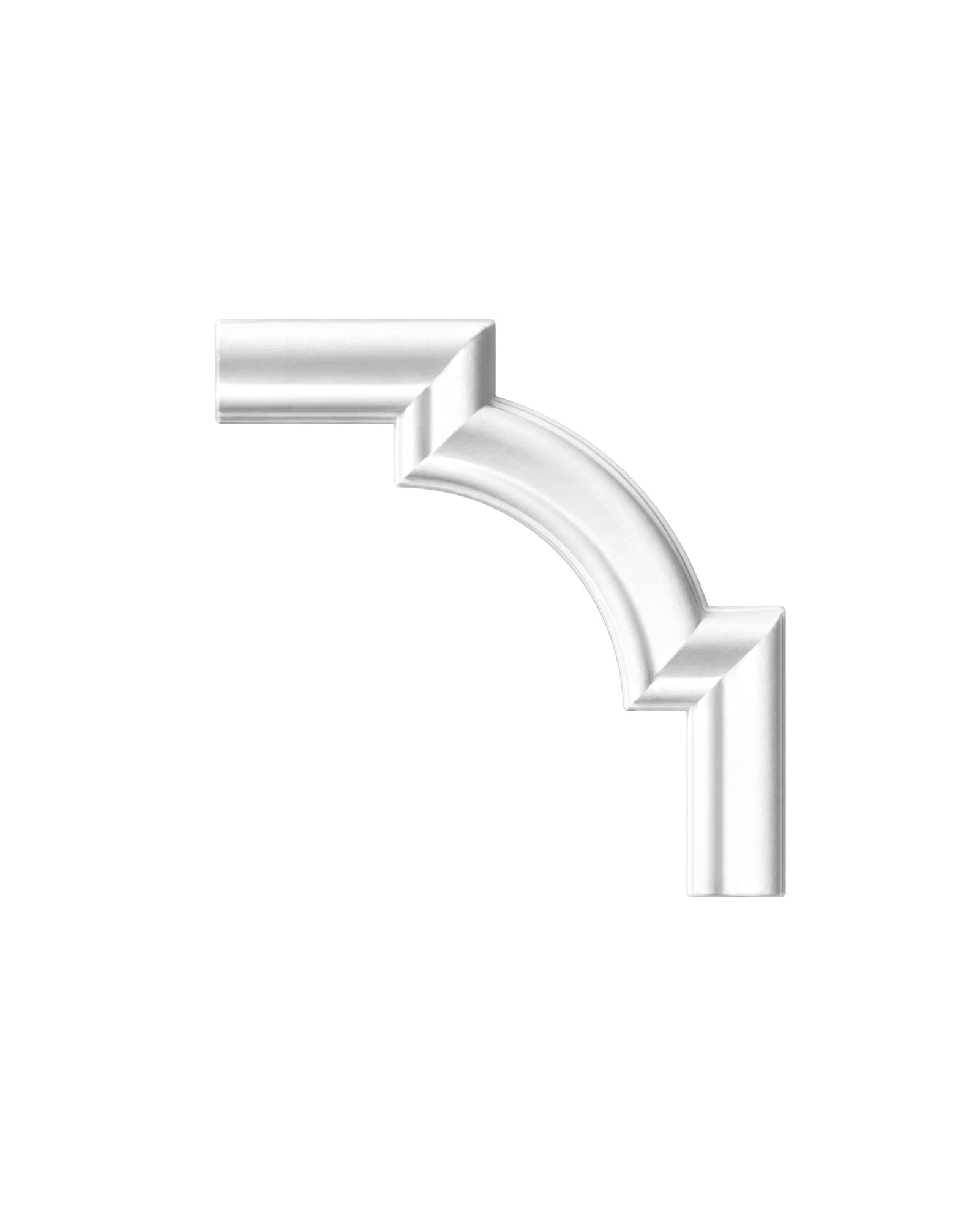 Stuc - Coin C pour moulure décorative plâtre Sekelskifte 19 image