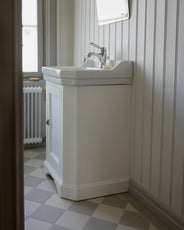 Meuble de salle de bain pour lavabo - Burlington 56 cm blanc (partie inférieure uniquement) thumbnail image