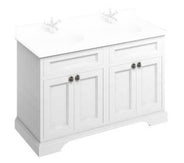 Double Vanity Burlington - Freestanding  130 cm (51.2 in.), white - Cabinet Only thumbnail image