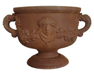 Gjutjärnsurna - Trädgårdsurna oxiderat gjutjärn stor thumbnail image