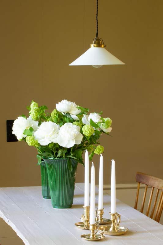 Bergs Potter Blomvas 1920-tal - Grön 20 cm image