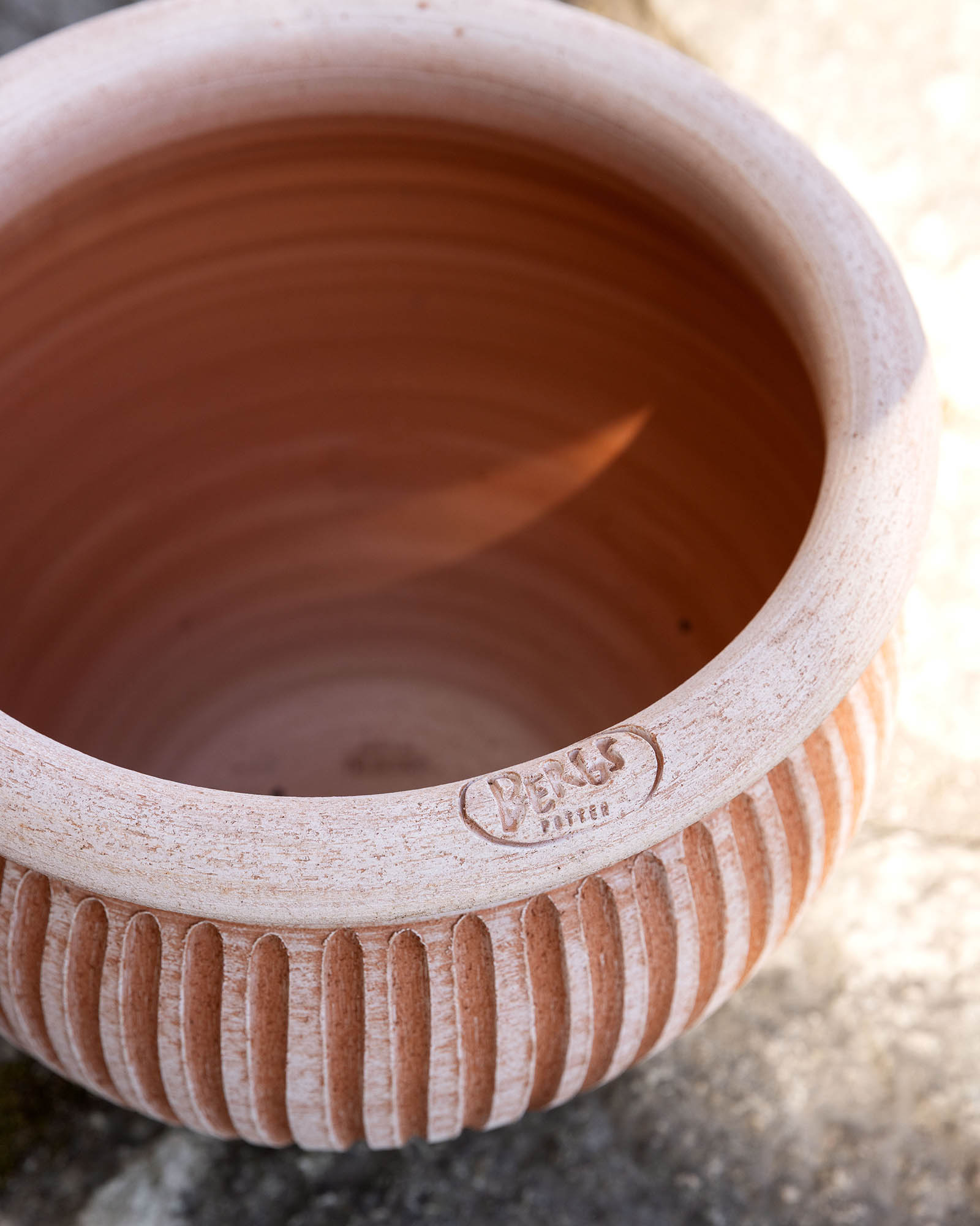 Bergs Potter Tontopf für den Außenbereich – Natur 30 cm image