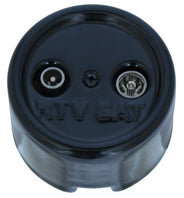 TV/SAT Socket - Black porcelain surface-mounted thumbnail image