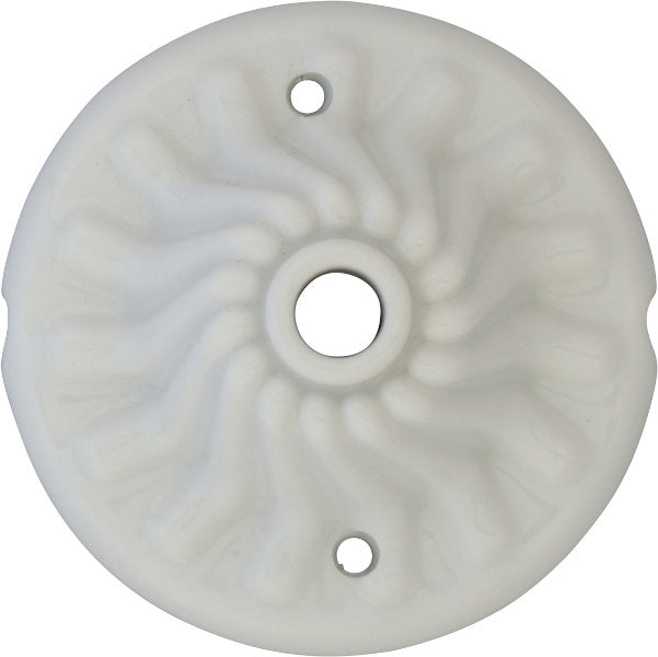 Taklock porslin - Lampmedaljong 100 mm image