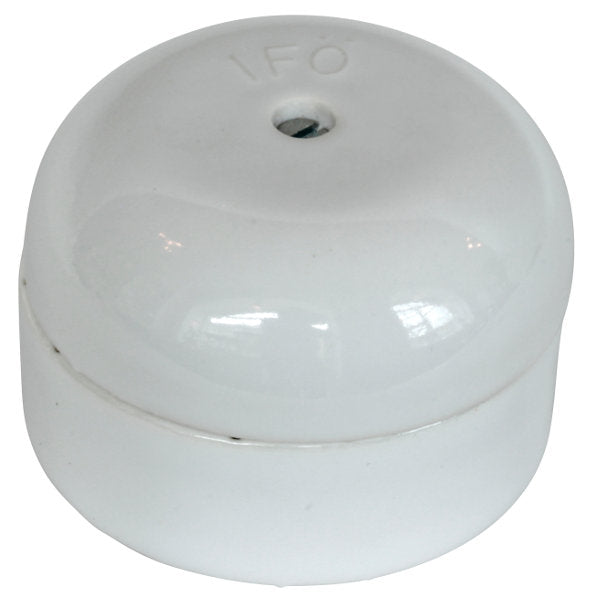 Connection Box - White porcelain 55 mm round