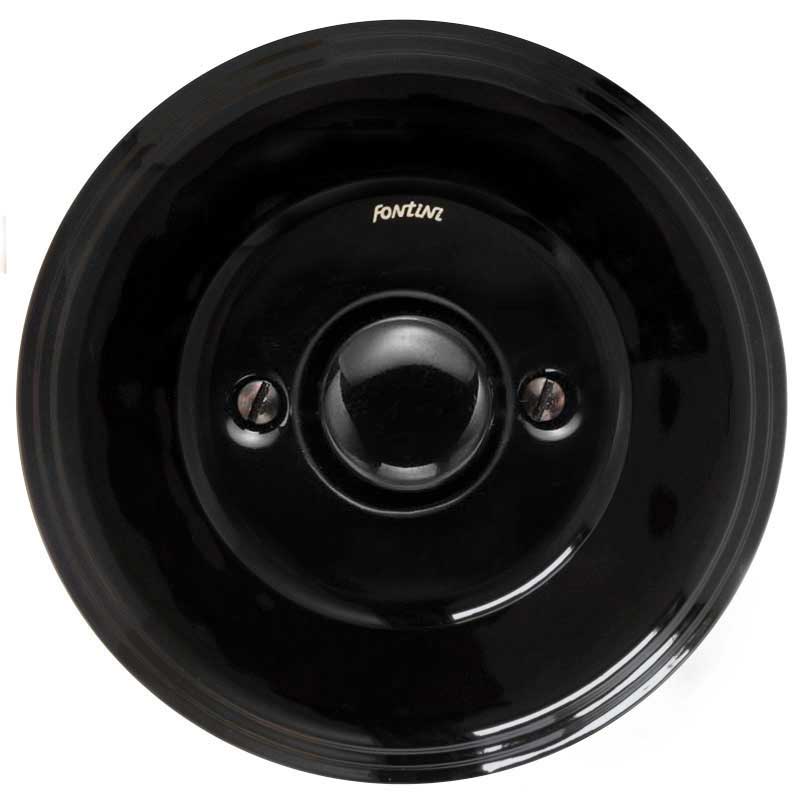 Fontini Dimmer- Black Porcelain LED 4-100W - Universal