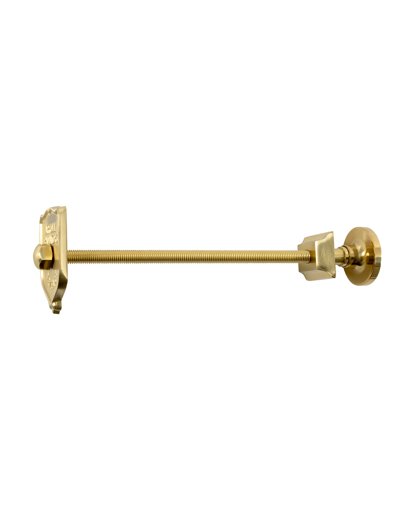 Wall bracket/anti-tip support for radiator - Brass