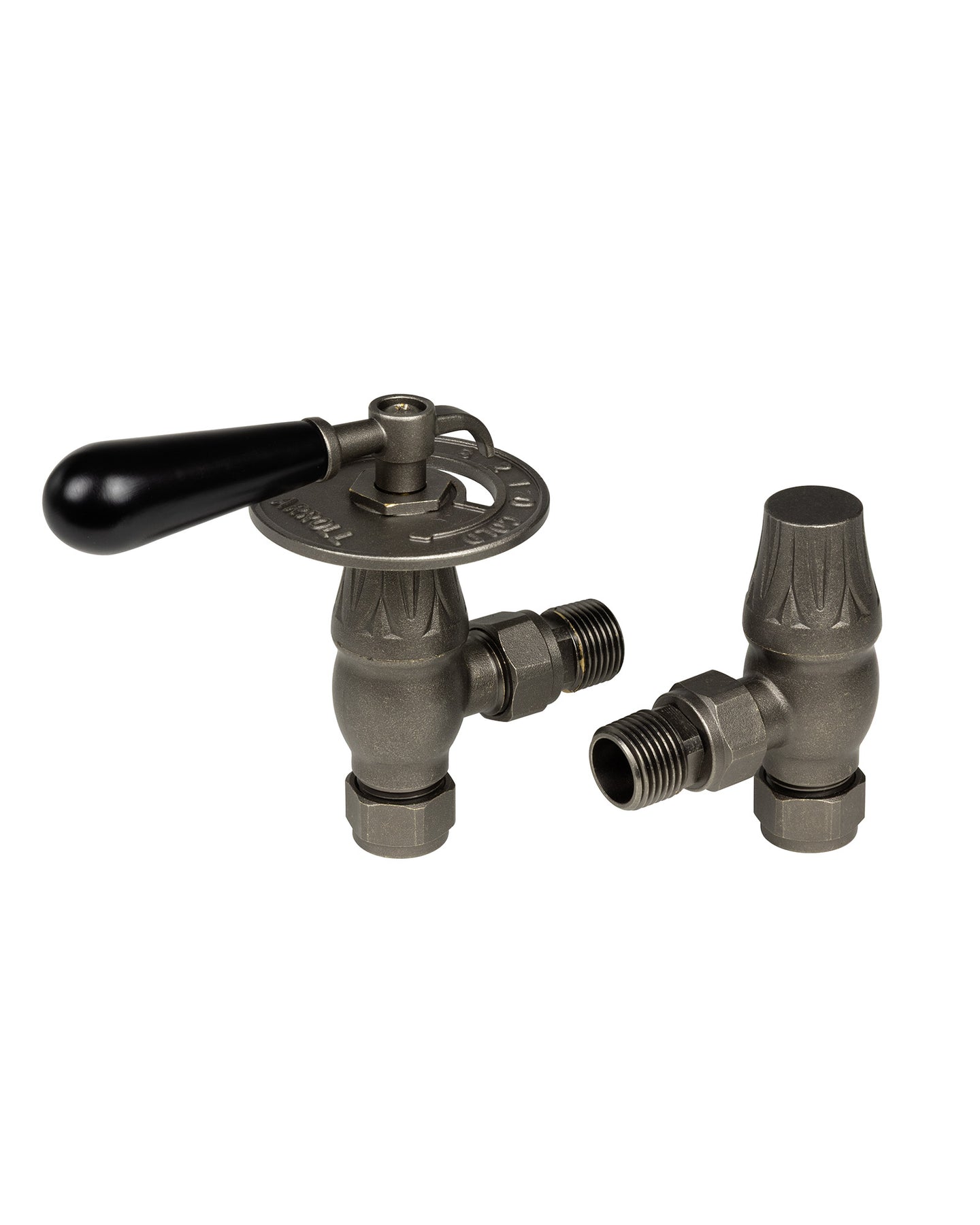 Radiator valve - Castle knob Strömsfors tin/wood