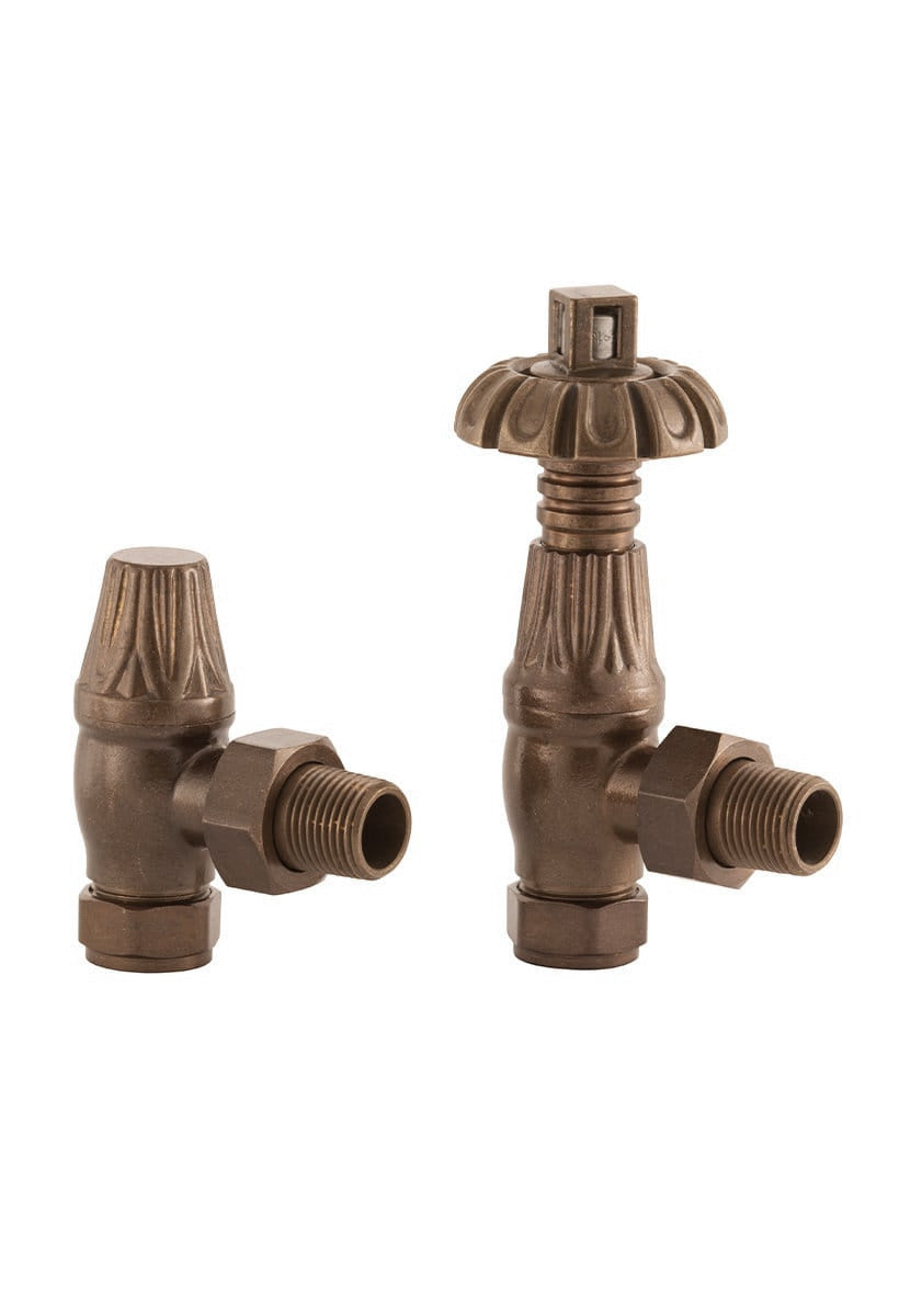 Radiator valve thermostat - Chelsea antique finish