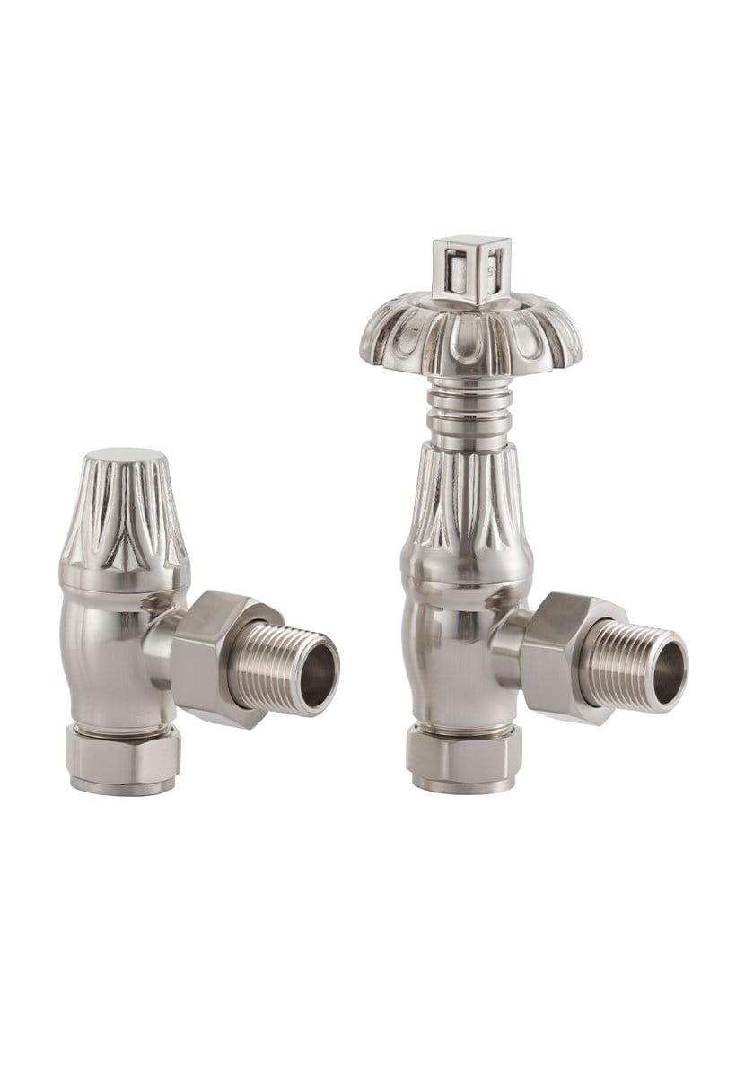 Radiator valve thermostat - Chelsea brushed nickel