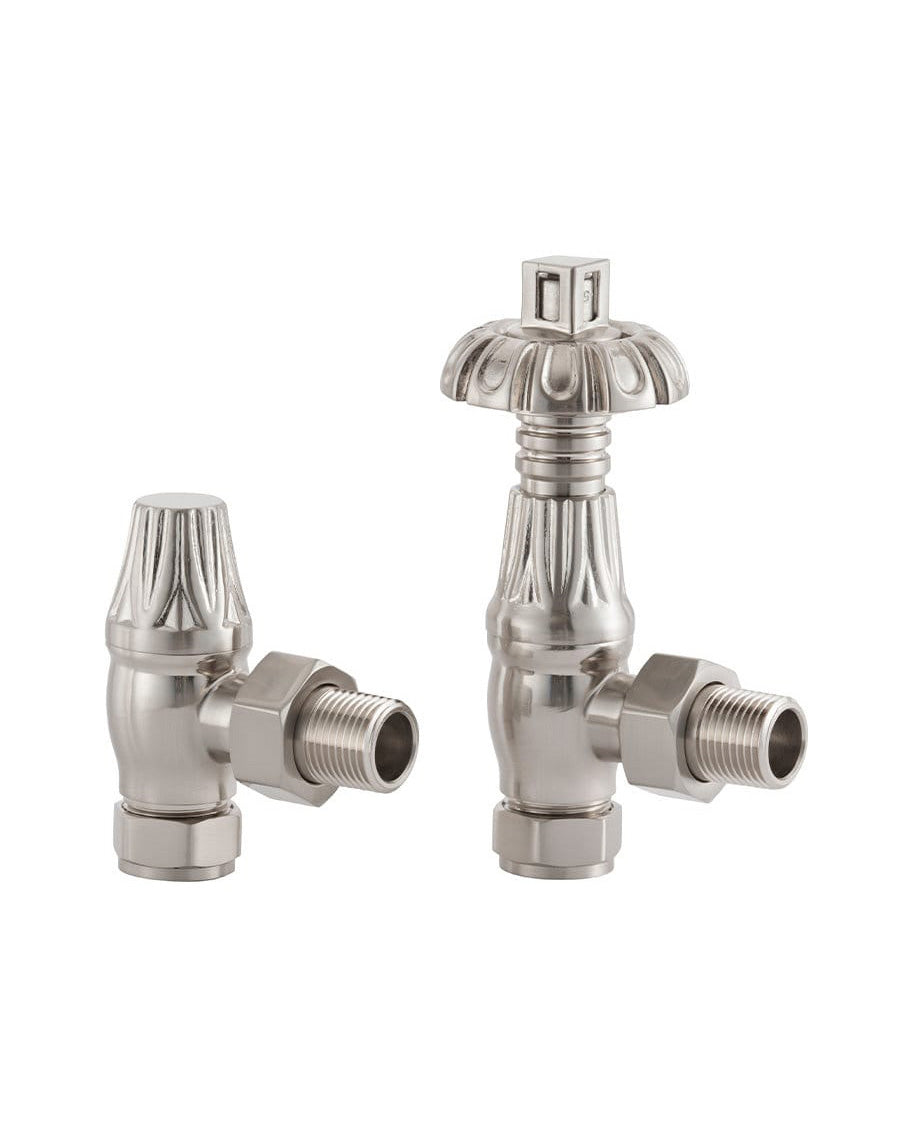 Radiator valve thermostat - Chelsea brushed nickel image