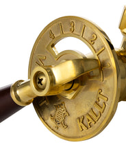 Radiatorventil - Slotsgreb Sekelskifte vinkel messing/træ thumbnail image