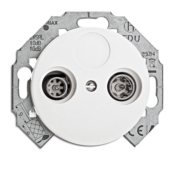 Prise antenne - TV/Radio en porcelaine 