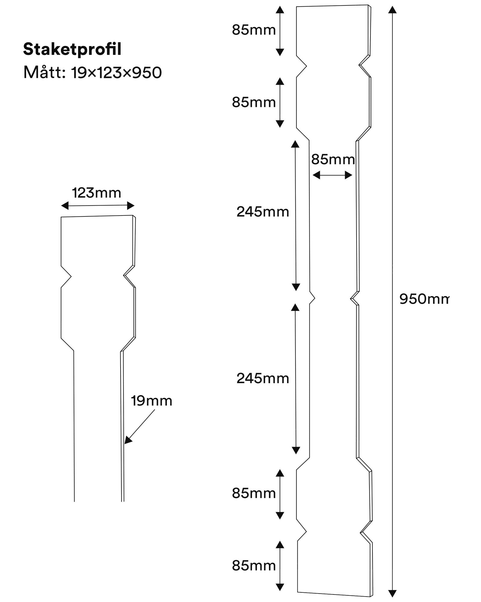 Profilert rekkverksbord - Snekkerglede 135 image
