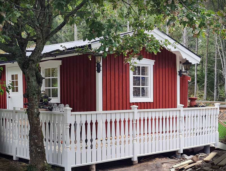 Gammaldags trappräcken och verandaräcken i sekelskiftesstil - Köp ...