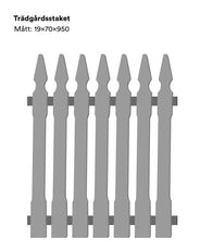 Altmodischer Zaun - Gartenzaun Djurgården thumbnail image