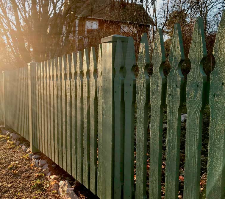 Altmodischer Zaun - Gartenzaun Djurgården image