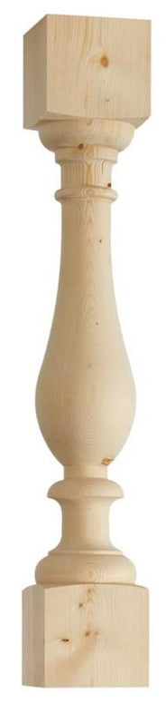 Drejet stolpe - Baluster gran 800 x 130 mm thumbnail image