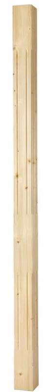Wood grooved column - 2500 x 130 mm (98,4 x 31,5 in.)