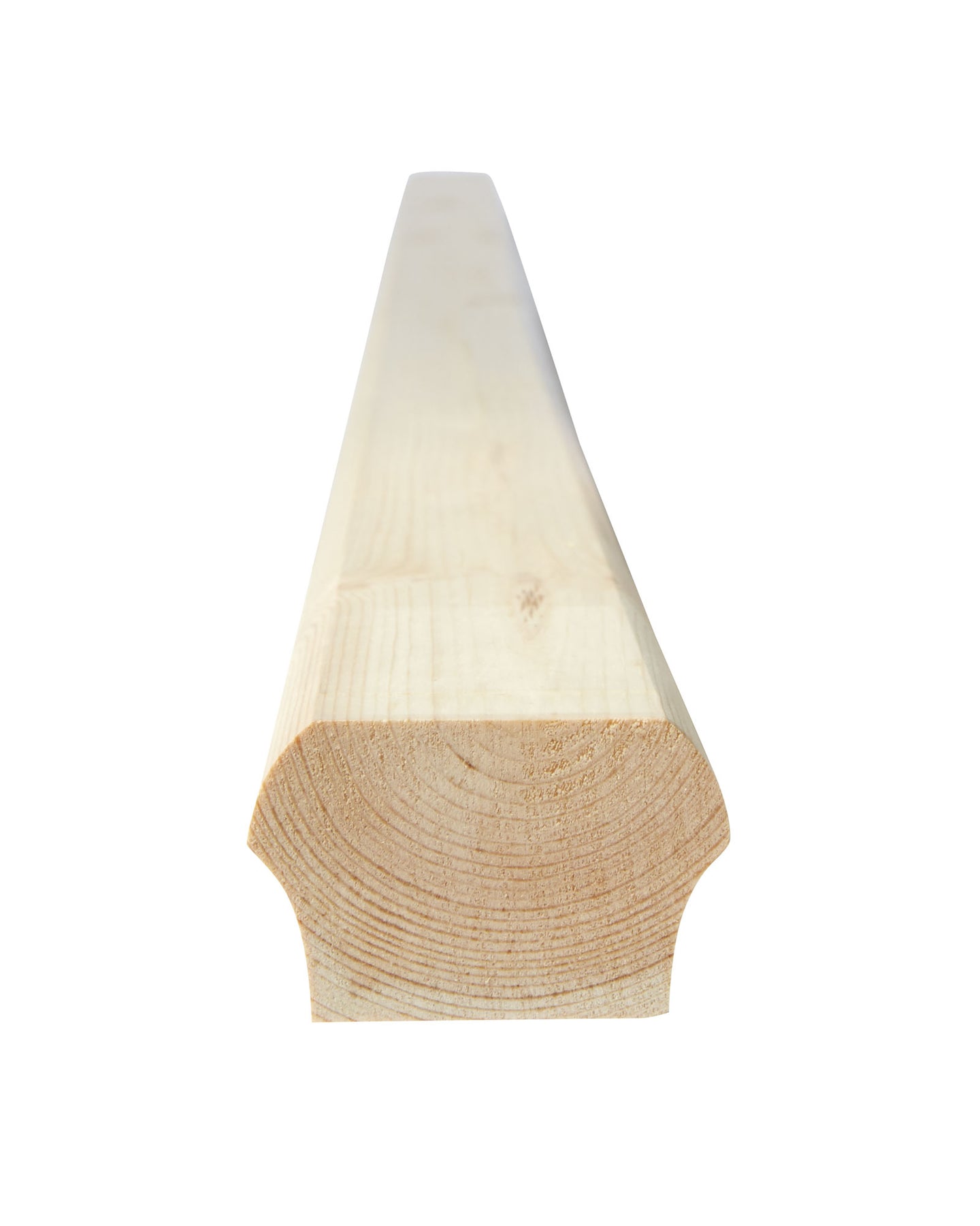 Wooden bottom bar for staircase banister - 40 x 65 mm (1,6 x 2,5 in.)