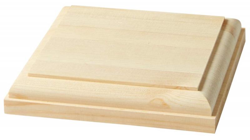 Newel post top square - 150 mm (5.9 in.)