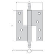 Hængsel uden fals - Fiagknop til vinduer thumbnail image