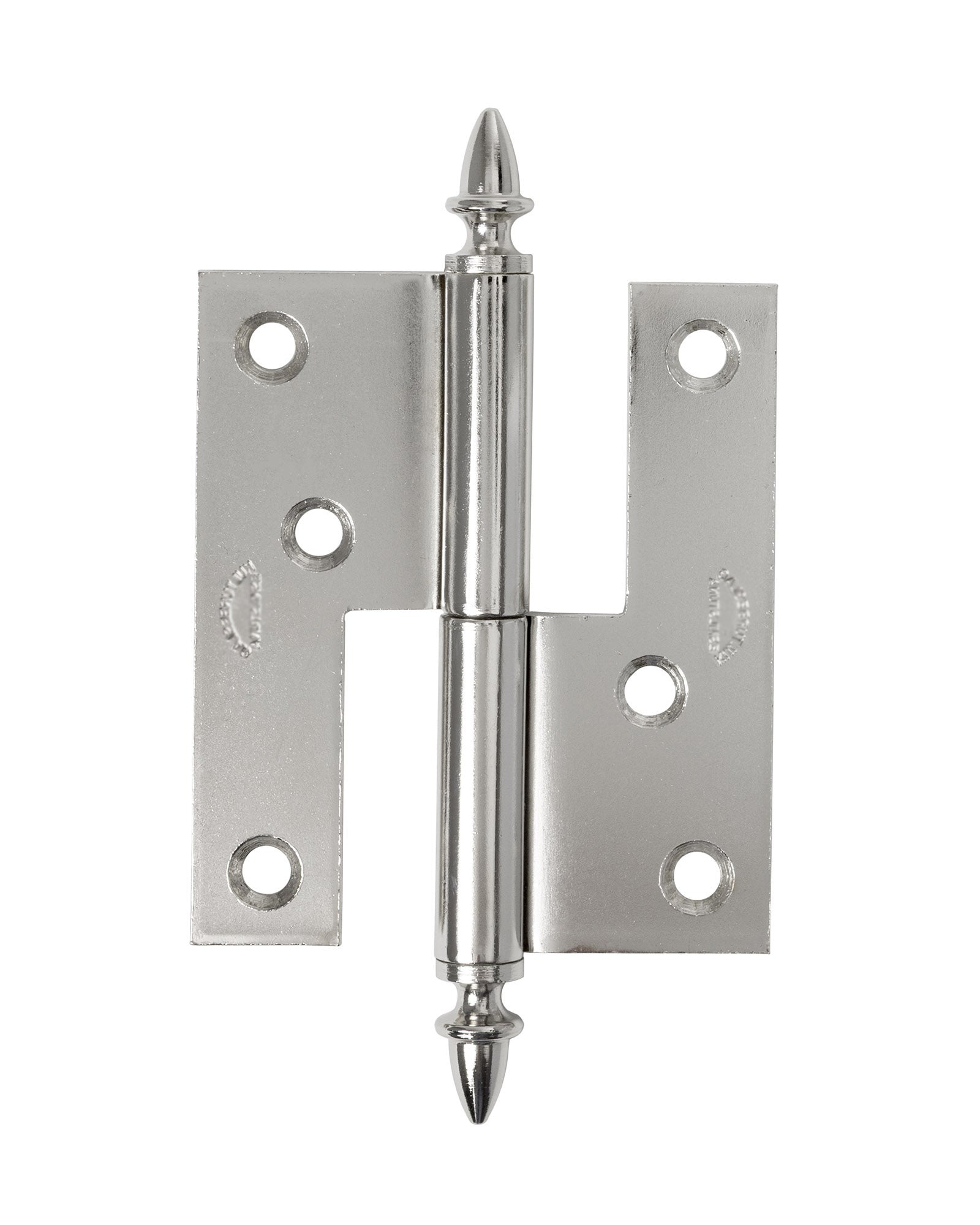 Bar Hinge Nickel-Plated - Acorn Knob for Cabinets image