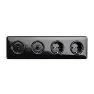 Square Bakelite Light Switch - Rotary Two-Way Toggle Light Switch thumbnail image