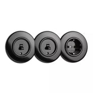 Round Bakelite light switch without frame - Toggle alternation light switch thumbnail image