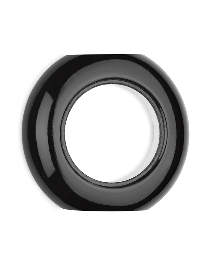 Porcelain cover – Center ring in black porcelain
