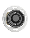 174016 Sekelskifte Strombrytare insats Signalknapp svart porslin utan symbol 01.webp