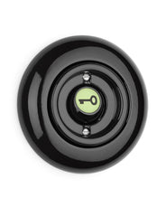 Switch Round Black Porcelain – Illuminated Key Button thumbnail image