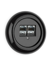 Datajack - Svart porslin thumbnail image