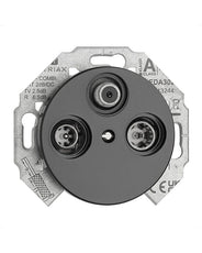 Antennuttag insats - Multimedia svart porslin thumbnail image