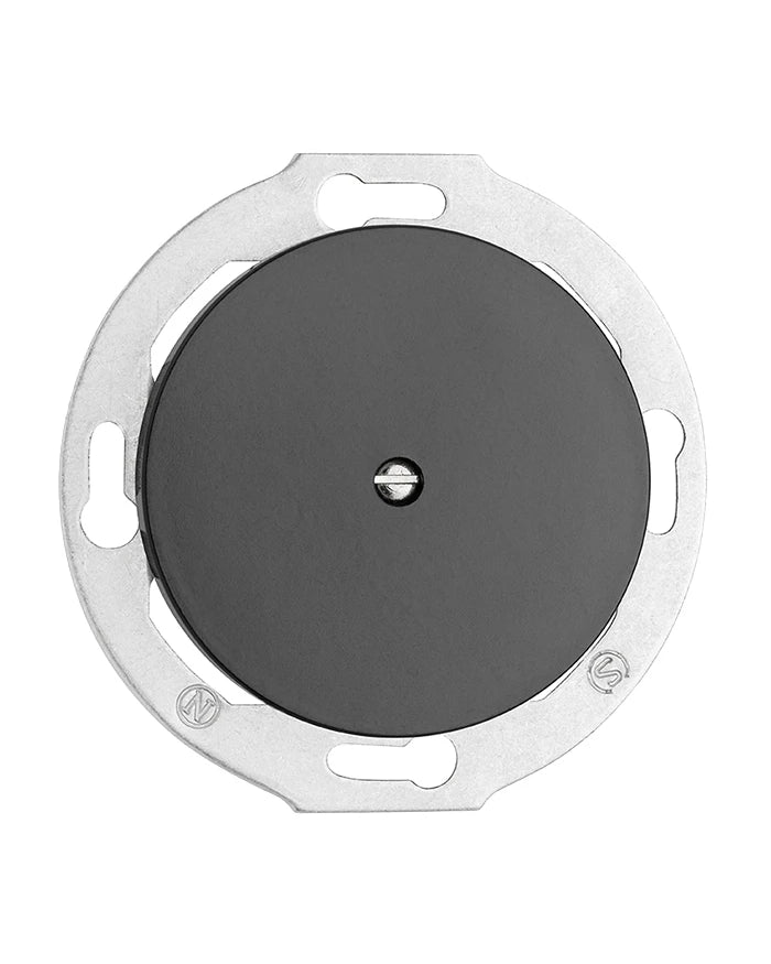 Blank Cover Insert for Junction Box – Black Porcelain