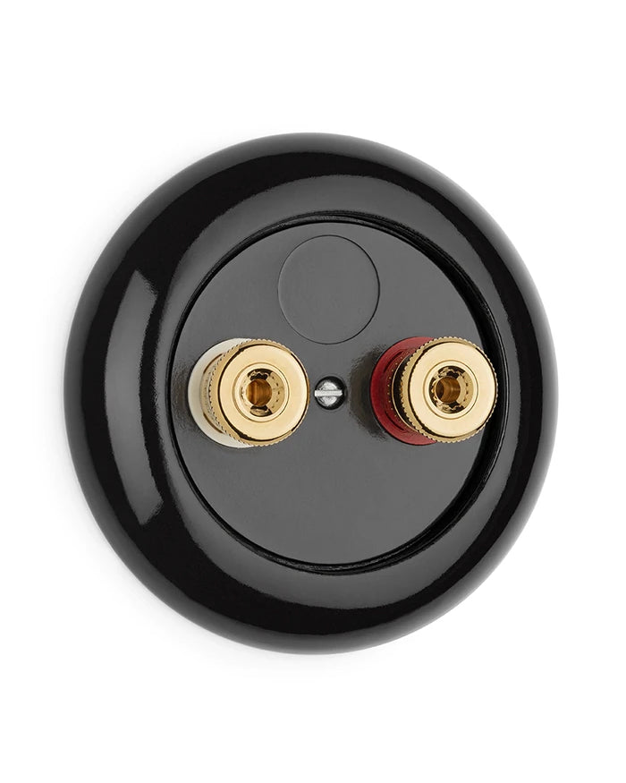 Prise pour haut-parleur - Porcelaine noire WBT