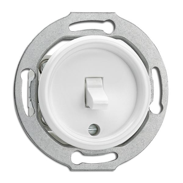 Duroplast Toggle Light Switch without Cover Frame - Double-Pole