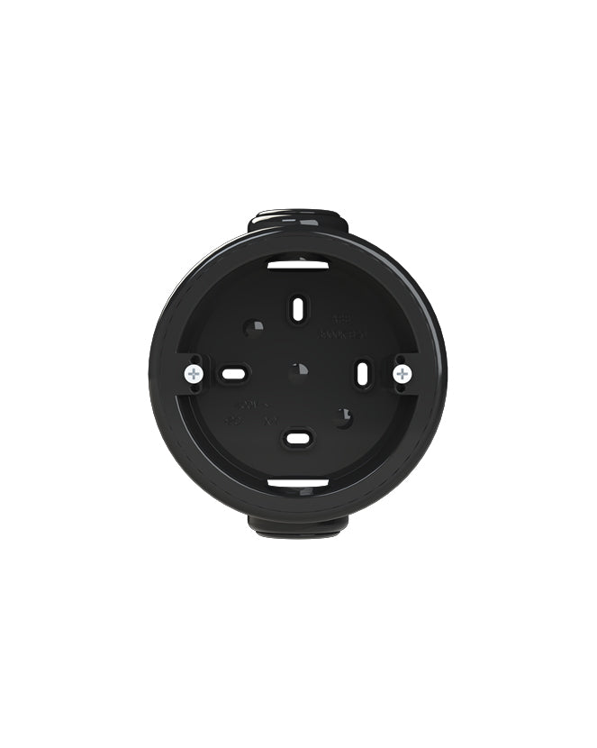 Surface-Mounted Extension Ring, Black Porcelain – ABB Decento image