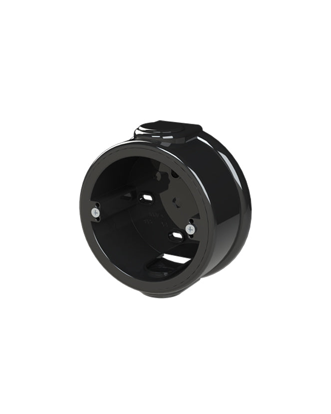 Surface-Mounted Extension Ring, Black Porcelain – ABB Decento image
