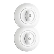 Round Porcelain Light Switch - Rotary Multi-Circuit Light Switch thumbnail image