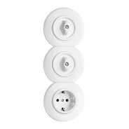 Round Duroplast Light Switch - Rotary Intermediate Light Switch thumbnail image